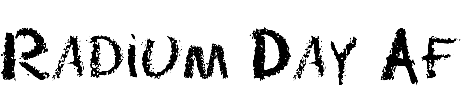 Radium Day After J Font Download Free