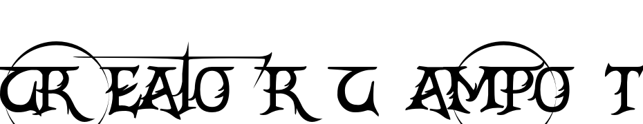 Cr EAto R C Ampo TYPe Smc P Font Download Free