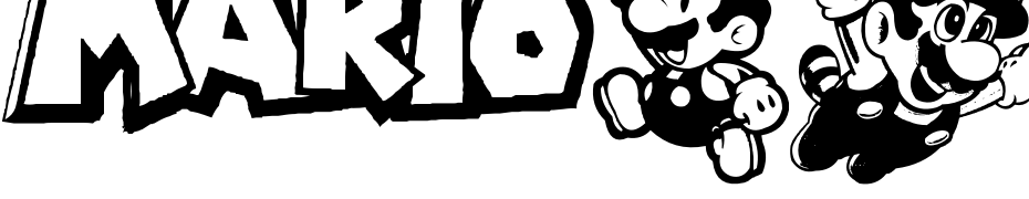 Mario And Luigi Font Download Free