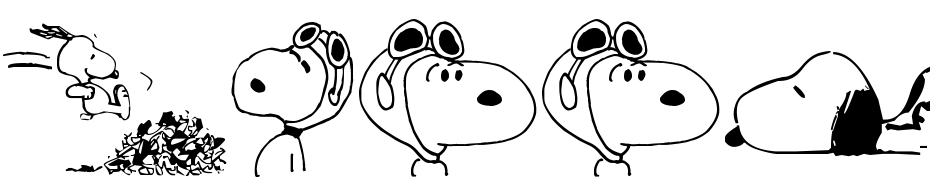 Snoopy Dings Font Download Free