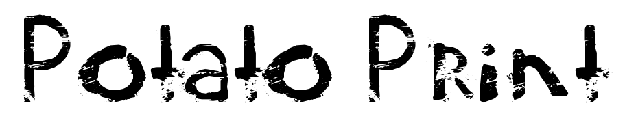 Potato Print Font Download Free