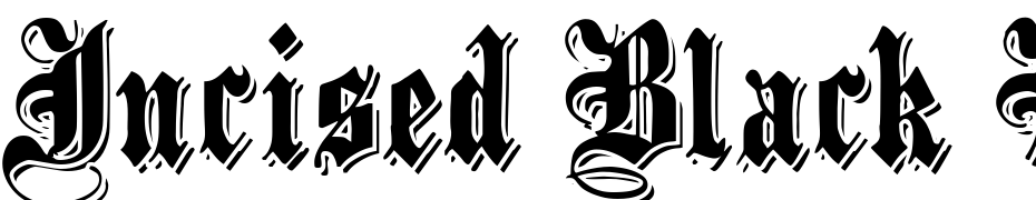 Incised Black Wide Normal Font Download Free