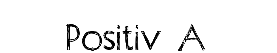 Positiv A Font Download Free