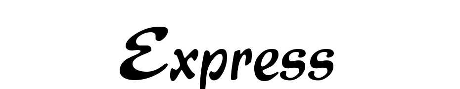 Express Scarica Caratteri Gratis