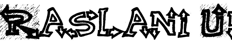 Raslani Undaground Bold Font Download Free