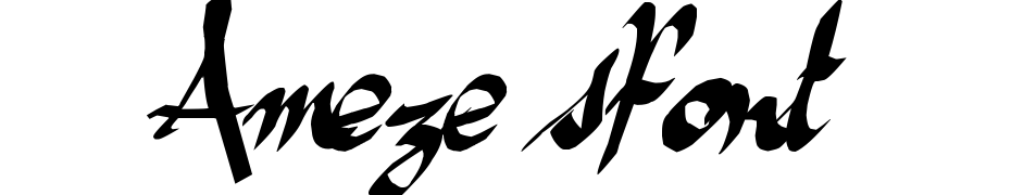 Ameze'sfont Font Download Free