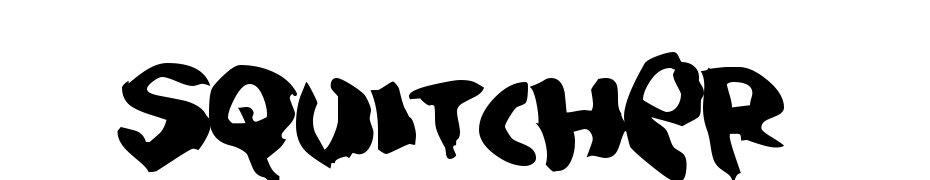 Squitcher Font Download Free