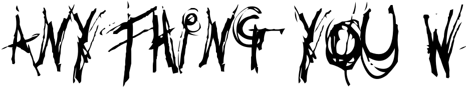 Anythingyouwant Font Download Free