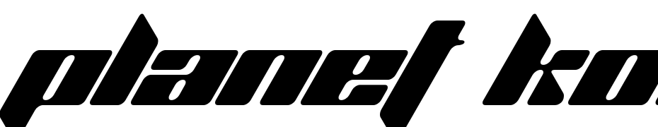 Planet Kosmos Font Download Free