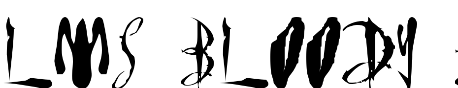 LMS Bloody Brujah Font Download Free