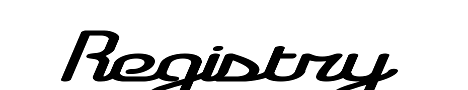 Registry BRK Font Download Free