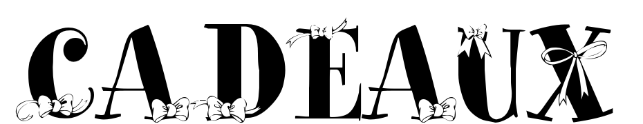 Paquet Cadeaux Font Download Free