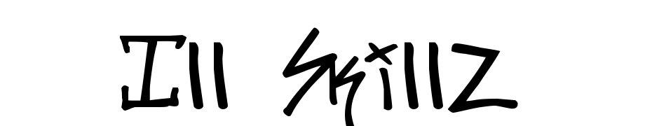 Ill.skillz Handstyle Font Download Free