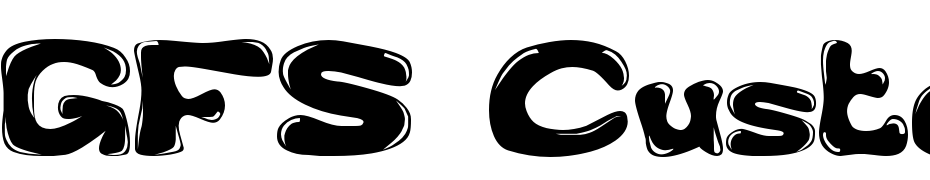 GFS Custom Bubble 1 Font Download Free