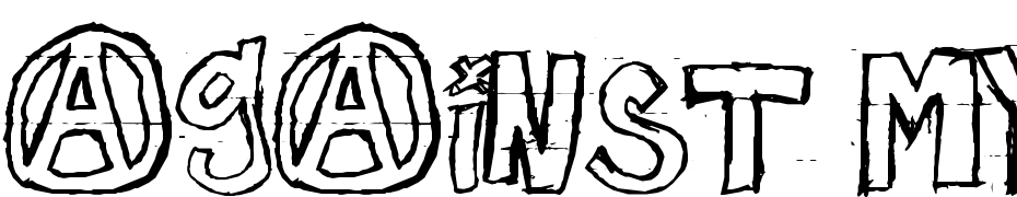 Against Myself Font Download Free