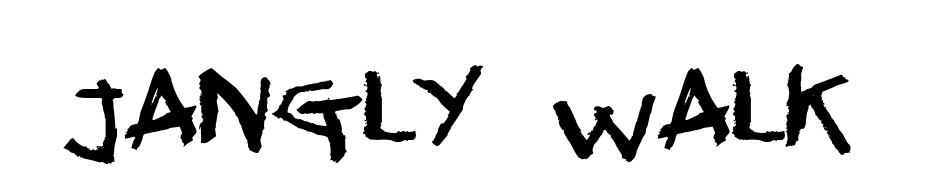 Jangly Walk Font Download Free