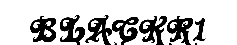 Black Rose Font Download Free