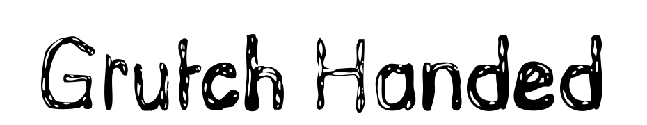 Grutch Handed Font Download Free