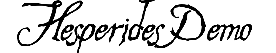Hesperides Demo Font Download Free