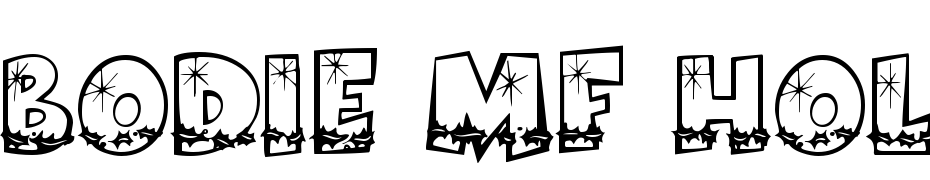 Bodie MF Holly Font Download Free