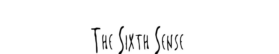 The Sixth Sense Font Download Free