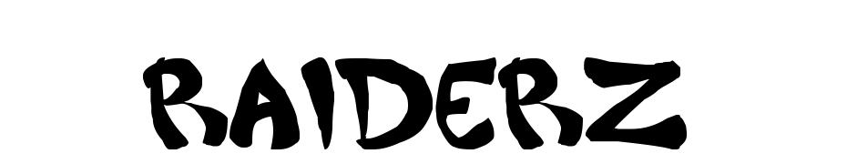 Raiderz Font Download Free