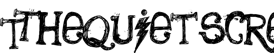 The Quiet Scream Font Download Free