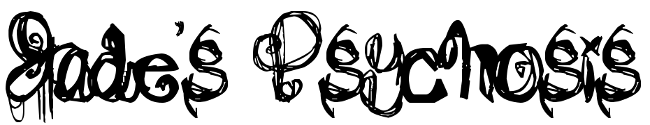 Jade's Psychosis Font Download Free