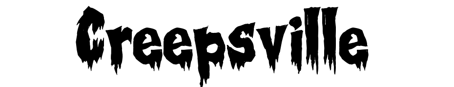 Creepsville Scarica Caratteri Gratis