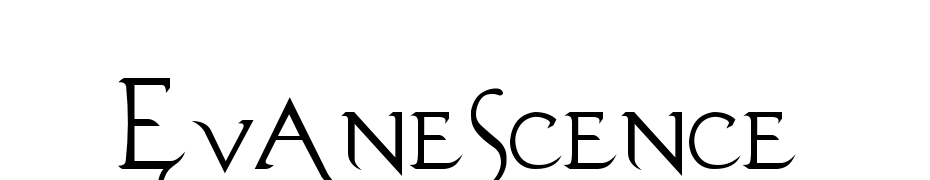 Evanescence Scarica Caratteri Gratis