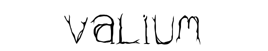 Valium Font Download Free