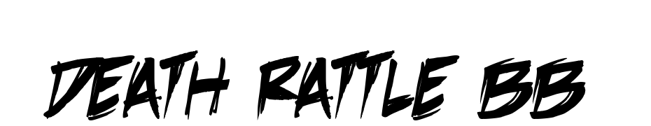 Death Rattle BB Font Download Free