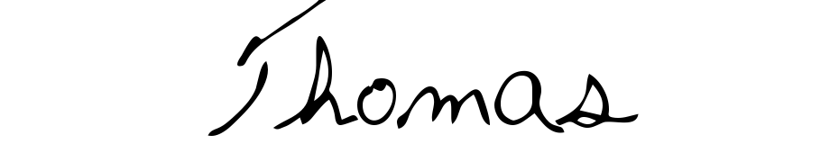 Thomas Regular Schrift Herunterladen Kostenlos