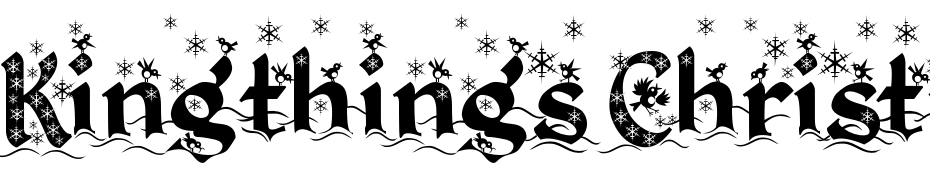 Kingthings Christmas Font Download Free