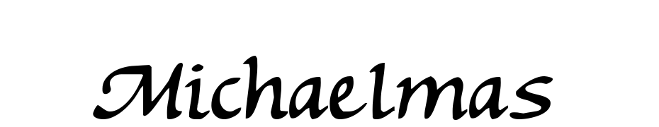 Michaelmas Font Download Free