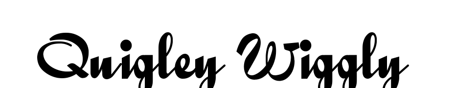 Quigley Wiggly Schrift Herunterladen Kostenlos