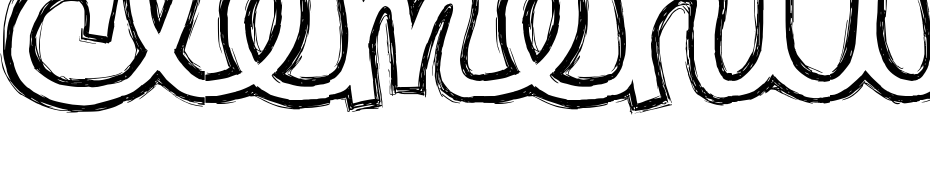Clementine Sketch Font Download Free