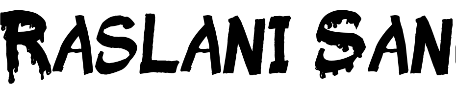 Raslani Sanguinar Kaeser Font Download Free