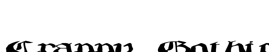 Crappy Gothic Yazı tipi ücretsiz indir