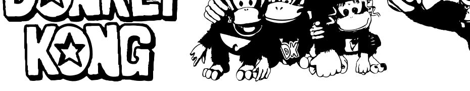 Donkey Kong World Font Download Free