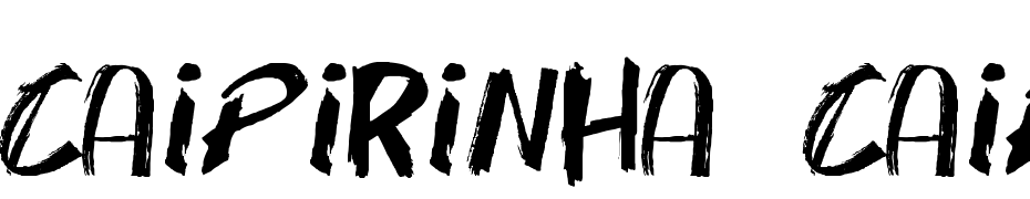 Caipirinha Caipirinha Yazı tipi ücretsiz indir