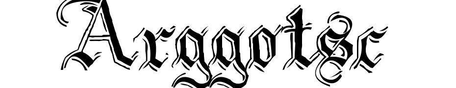 Argor Got Scaqh Font Download Free