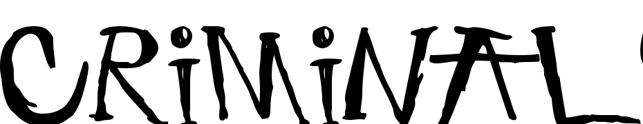 Criminal Security Font Download Free