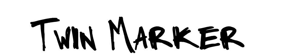 Marker Twins Font Download Free