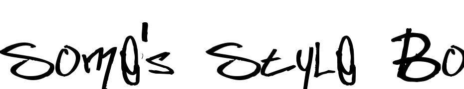 Some's Style Bold Font Download Free