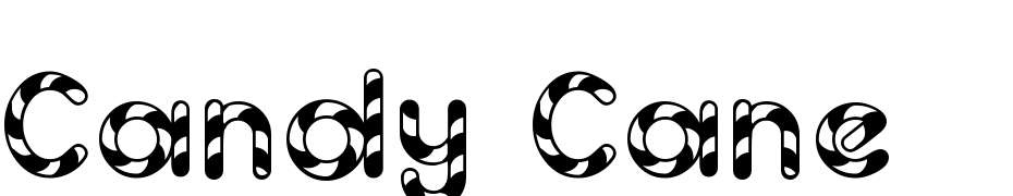 Candy Cane (Unregistered) Font Download Free