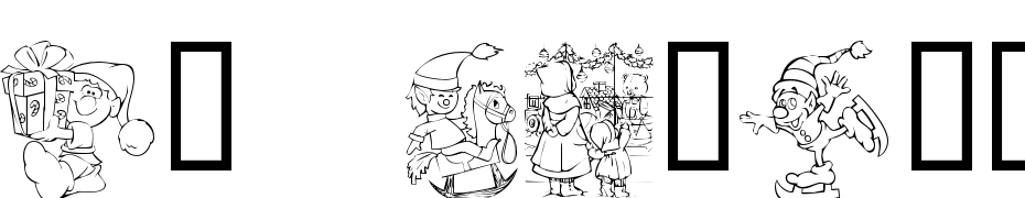 KR Christmas Color Me Yazı tipi ücretsiz indir