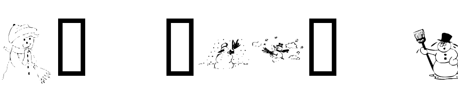 KR Snow People Font Download Free