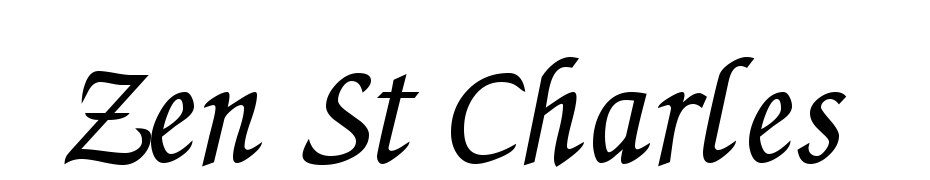 Zen St Charles Font Download Free