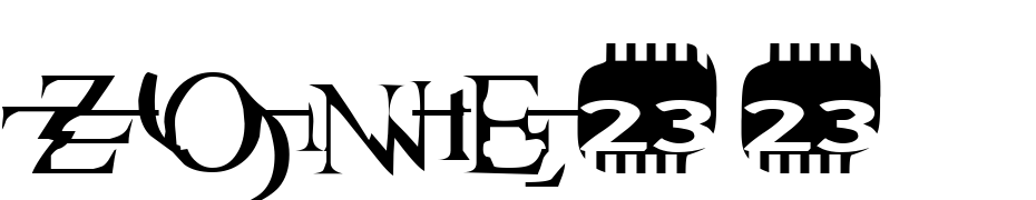 Zone23_zazen Matrix Font Download Free